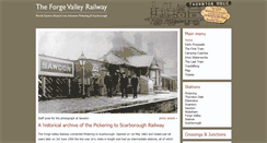 Desktop Screenshot of forgevalleyrailway.co.uk